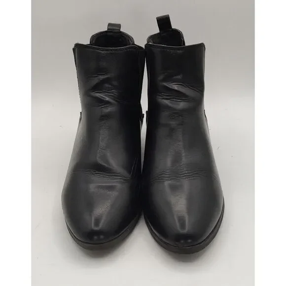 A New Day Black Chelsea Ankle Boots 8 Women's - Picture 3 of 9